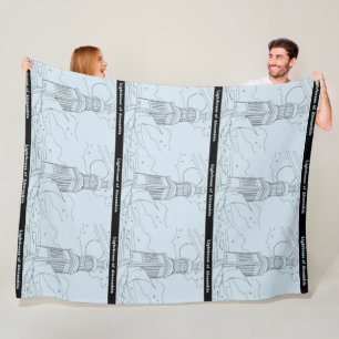Leuchtturm von Alexandria Blanket (Transparent) Fleecedecke