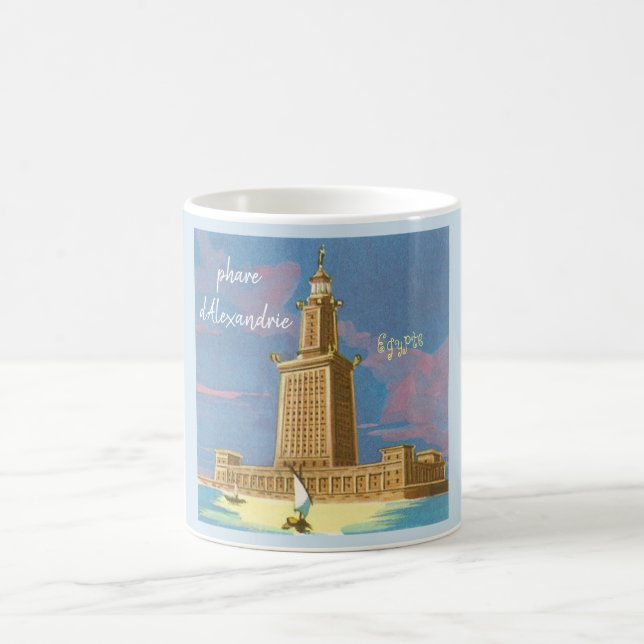 "Leuchtturm von Alexandria" Tasse (Mittel)