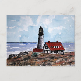 Leuchtturm von Portland Head Postkarte