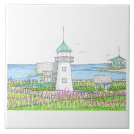 Leuchtturm-Wandfliese Fliese