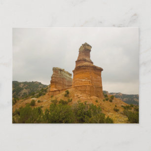 Leuchtturmbildung, Palo Duro Canyon, Texas Postkarte