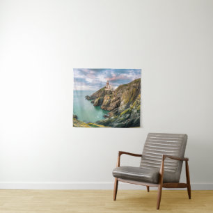 Leuchttürme   Baily Lighthouse Dublin, Irland Wandteppich