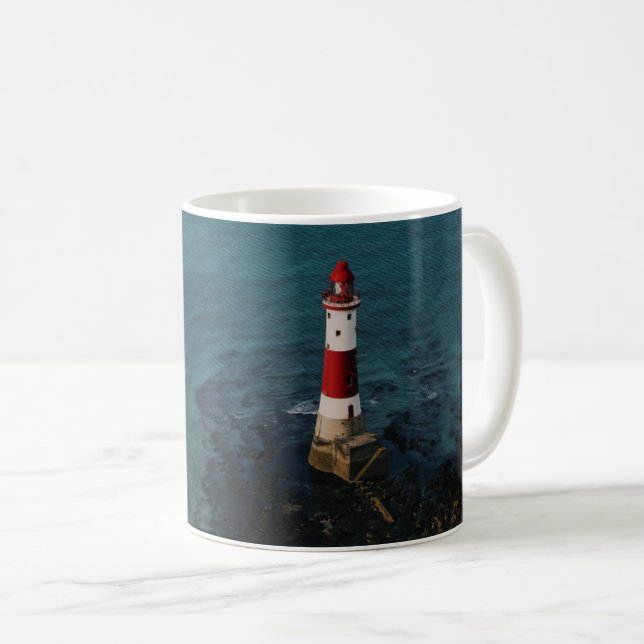 Leuchttürme | Beachy Head Lighthouse England Kaffeetasse (VorderseiteRechts)