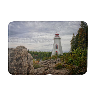 Leuchttürme Big Tub Harbor Tobermory Ontario Badematte