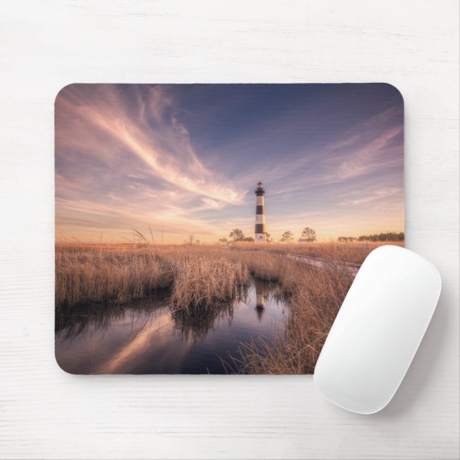 Leuchttürme | Bodie Island Outerbanks NC Mousepad (Mit Mouse)