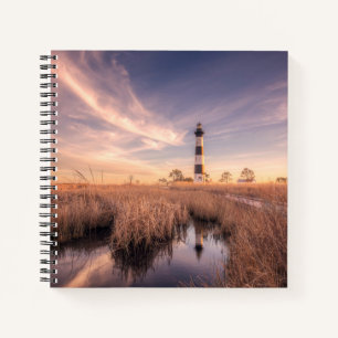 Leuchttürme Bodie Island Outerbanks NC Notizbuch