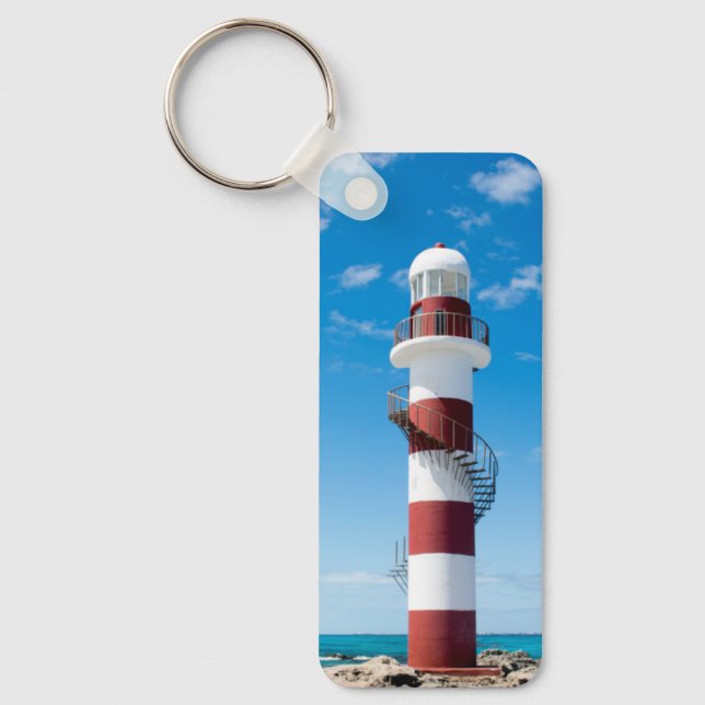 Leuchttürme | Cancun Quintana Roo Mexico Schlüsselanhänger (Vorderseite)