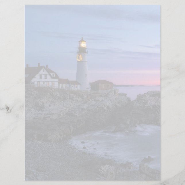 Leuchttürme | Cape Elizabeth Maine Lighthouse (Vorderseite)