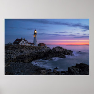 Leuchttürme Cape Elizabeth Maine Lighthouse Poster