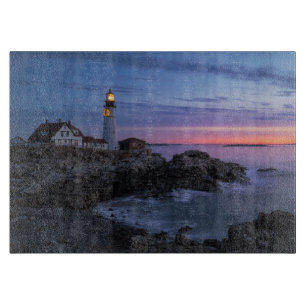 Leuchttürme   Cape Elizabeth Maine Lighthouse Schneidebrett