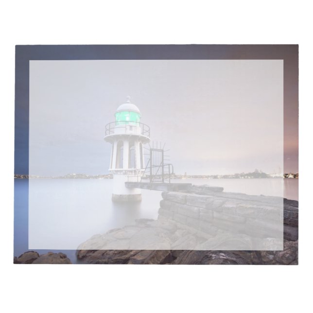 Leuchttürme | Cremorne Point Lighthouse Australien Notizblock (Vorderseite)