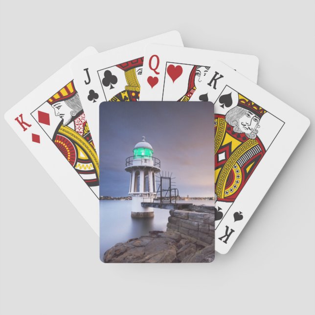 Leuchttürme | Cremorne Point Lighthouse Australien Spielkarten (Rückseite)