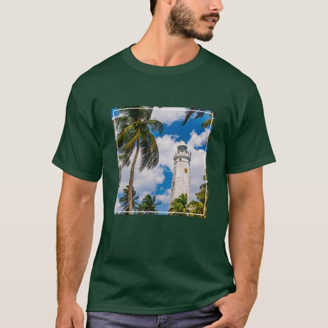 Leuchttürme | Dewundara Matara Sri Lanka T-Shirt (Vorderseite)