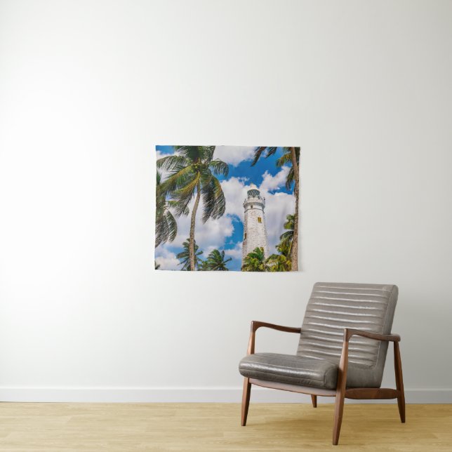 Leuchttürme | Dewundara Matara Sri Lanka Wandteppich (Beispiel (Horizontal))