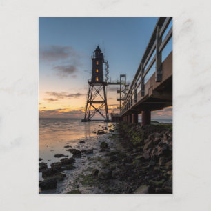 Leuchttürme   Eversand-Oberfeue Deutschland Postkarte
