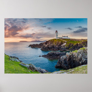 Leuchttürme   Fanad Head Lighthouse Irland Poster