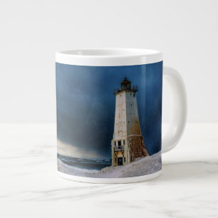 Leuchttürme   Frankfort Lighthouse Lake Michigan Jumbo-Tasse