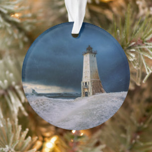 Leuchttürme   Frankfort Lighthouse Lake Michigan Ornament