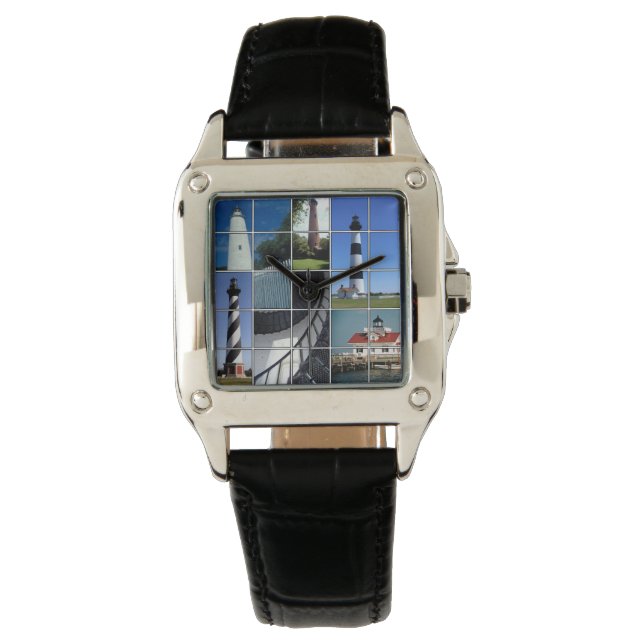 Leuchttürme für Außenbänke Armbanduhr (Vorderseite)