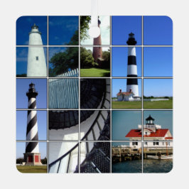 Leuchttürme für Außenbänke Ornament Aus Metall