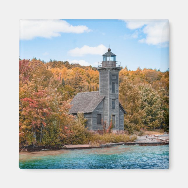 Leuchttürme | Grand Island East Channel Light Magnet (Vorne)