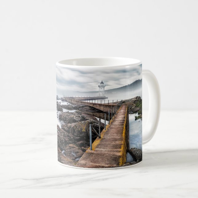 Leuchttürme | Grand Marais Lighthouse Minnesota Kaffeetasse (VorderseiteRechts)