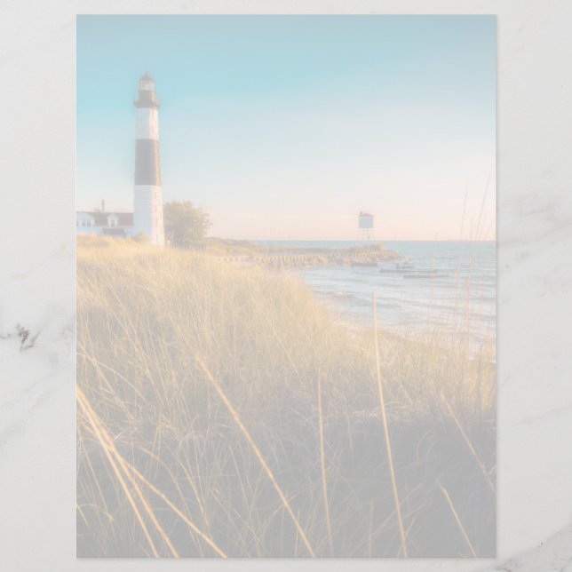 Leuchttürme | Großer Leuchtturm Ludington, MI (Vorderseite)
