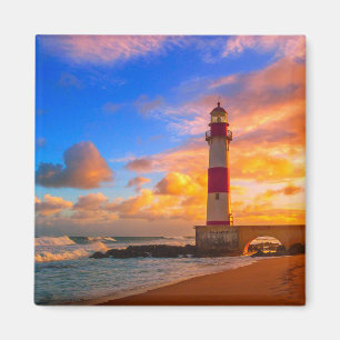 Leuchttürme   Itapuã Brasilien Leuchtturm Magnet