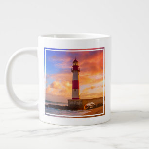 Leuchttürme Itapuã Lighthouse Bahia Brasilien Jumbo-Tasse