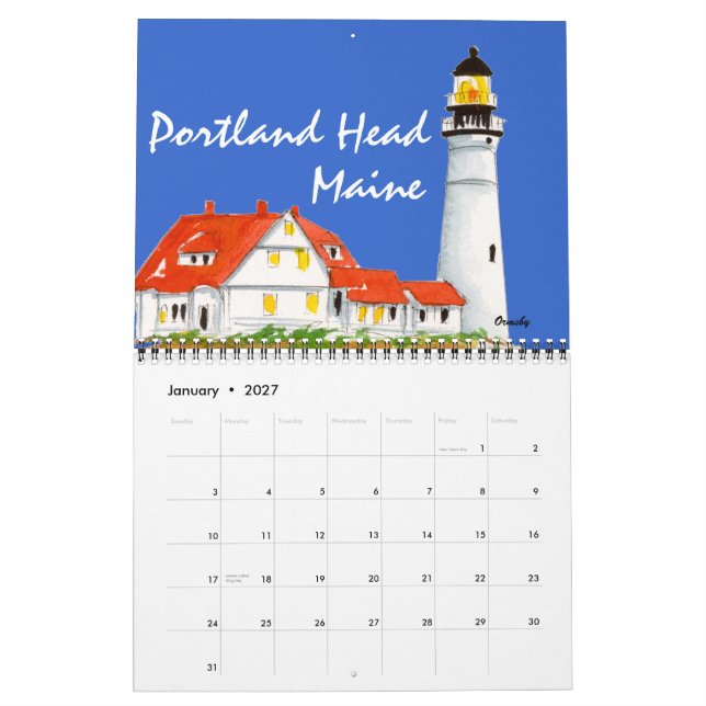 Leuchttürme - Kalender 2013 (Jan 2027)