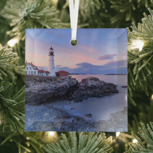 Leuchttürme | Kap Elizabeth, Maine Ornament Aus Glas (Insitu)