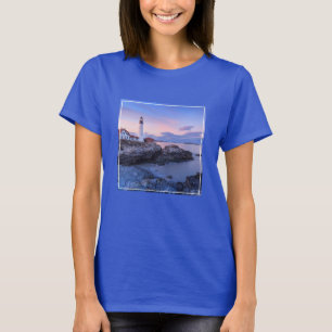 Leuchttürme   Kap Elizabeth, Maine T-Shirt