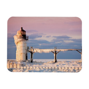 Leuchttürme   Lake Michigan Lighthouse Magnet