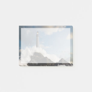 Leuchttürme   Leuchtturm mit Absturzwellen Post-it Klebezettel