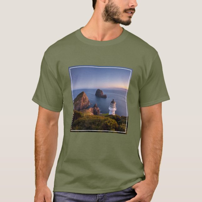 Leuchttürme | Lighthouse Cape Brett Neuseeland T-Shirt (Vorderseite)