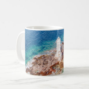 Leuchttürme   Mangiabarche Lighthouse Italien Kaffeetasse