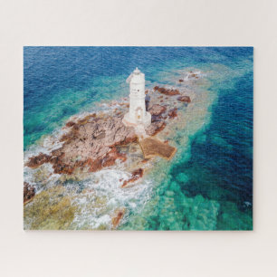 Leuchttürme   Mangiabarche Lighthouse Italien Puzzle