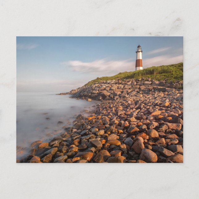 Leuchttürme | Montauk Point Long Island Postkarte (Vorderseite)