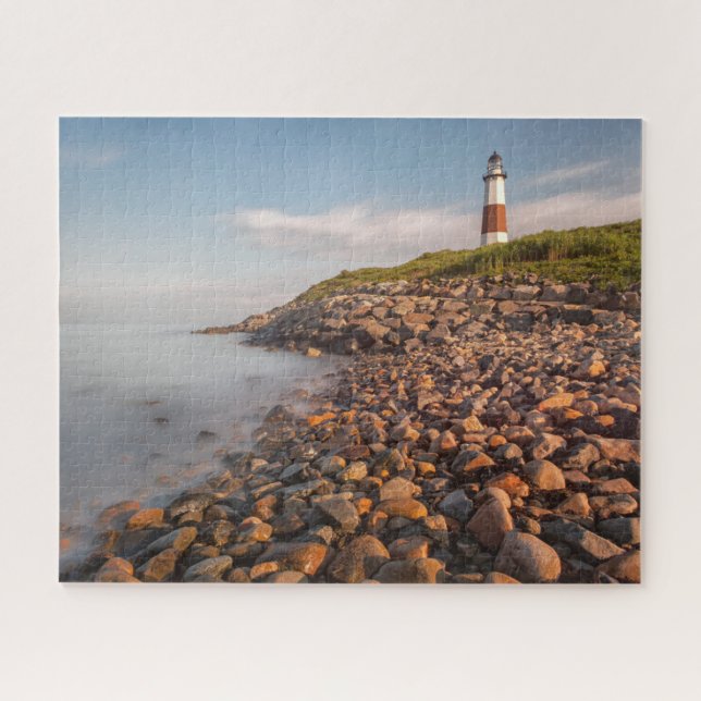 Leuchttürme | Montauk Point Long Island Puzzle (Horizontal)