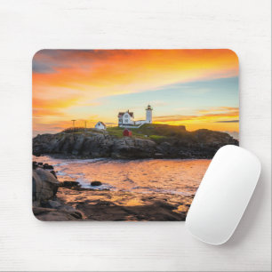 Leuchttürme   Nubble Lighthouse Maine Mousepad