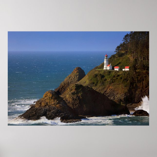 Leuchttürme | Oregon Coast Lighthouse Poster (Vorne)
