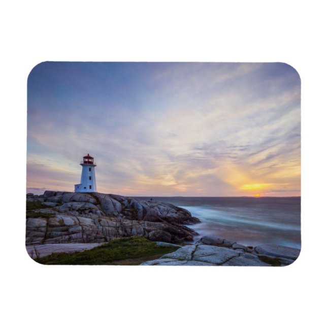 Leuchttürme | Peggy's Cove Lighthouse Nova Scotia Magnet (Horizontal)