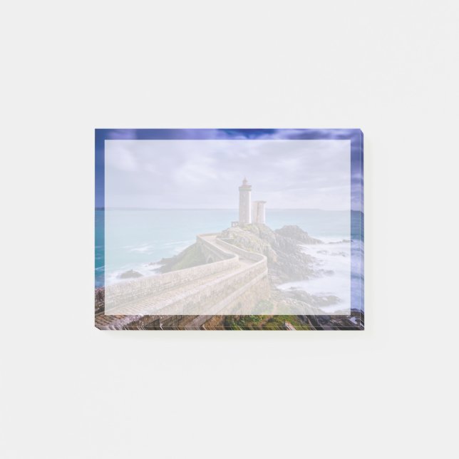 Leuchttürme | Petit Minou Lighthouse Frankreich Post-it Klebezettel (Vorderseite)