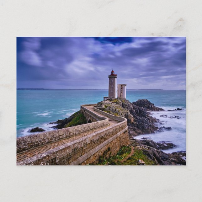 Leuchttürme | Petit Minou Lighthouse Frankreich Postkarte (Vorderseite)