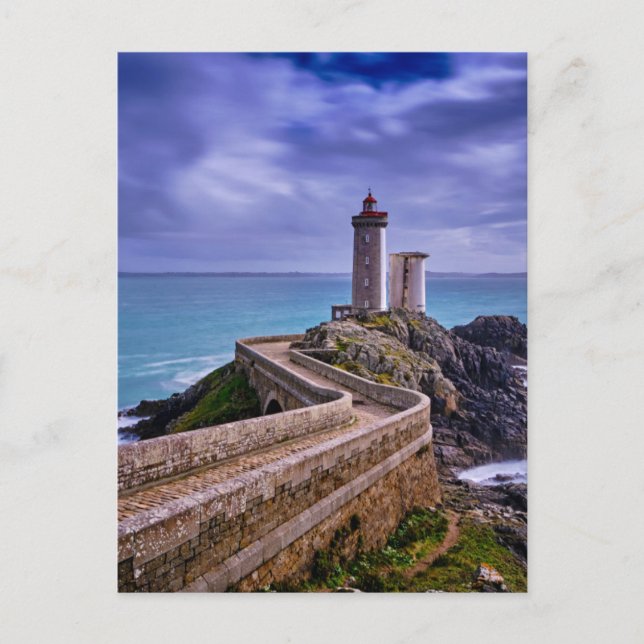 Leuchttürme | Petit Minou Lighthouse Frankreich Postkarte (Vorderseite)