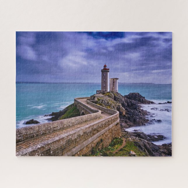 Leuchttürme | Petit Minou Lighthouse Frankreich Puzzle (Horizontal)