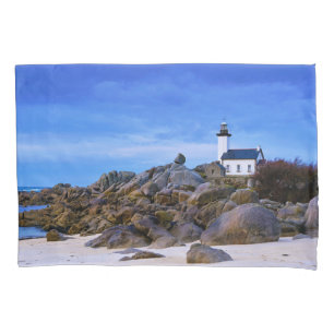 Leuchttürme Phare de Pontusval Frankreich Finist Kissenbezug
