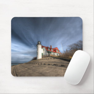 Leuchttürme   Point Betsie Lake Michigan Mousepad