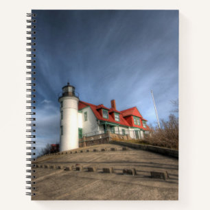 Leuchttürme   Point Betsie Lake Michigan Notizbuch