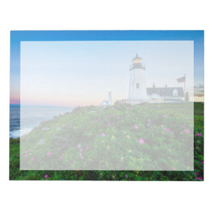 Leuchttürme   Point Lighthouse Bristol Maine Notizblock